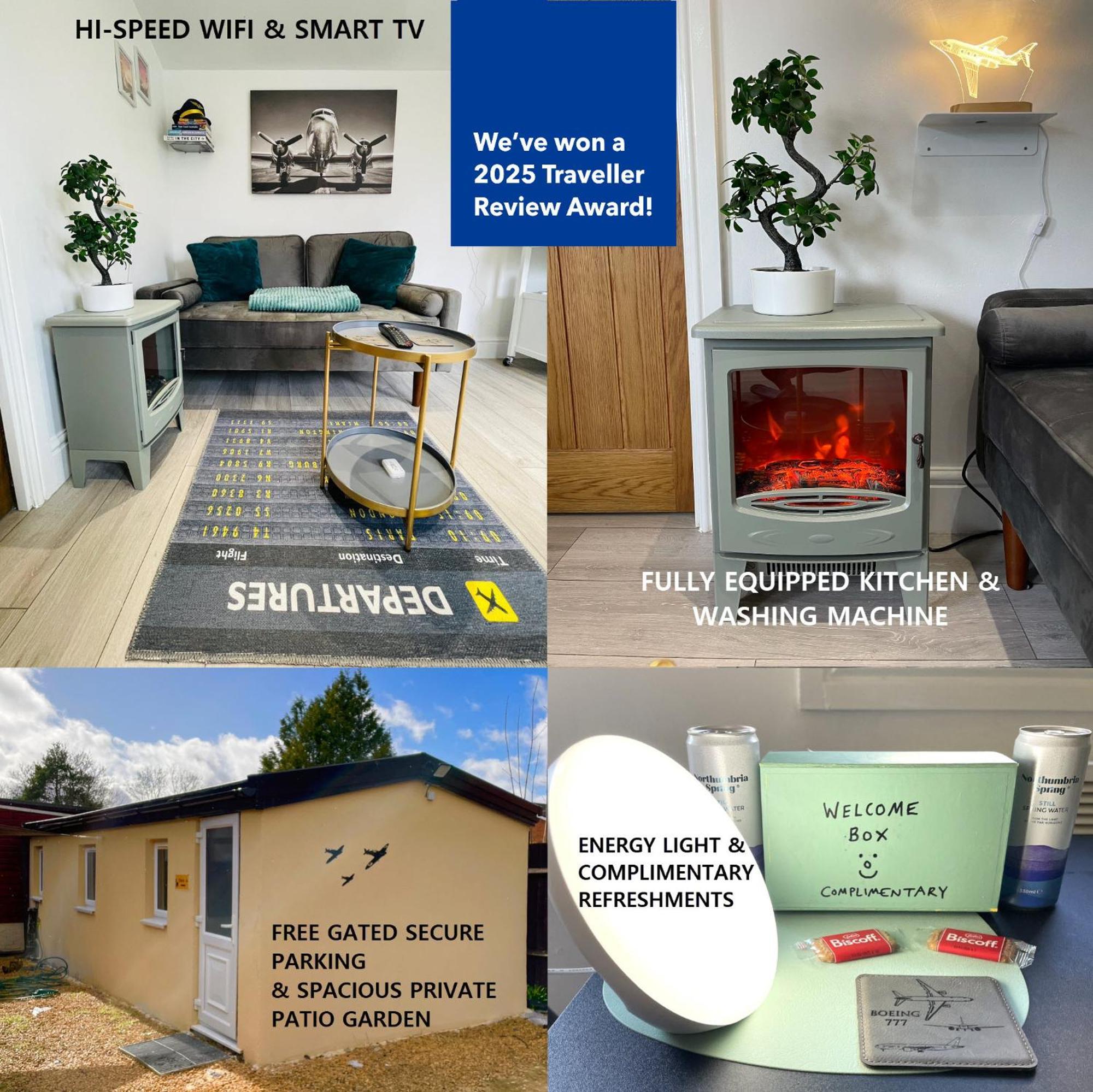 Holiday home Unique London Heathrow Airport Cabin, Gated Free Parking, And Courtyard Hillingdon